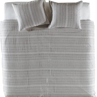 YELLOW DEKBEDOVERTREK DOMINIQUE MELANGE GREY 240X200-220