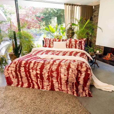 KAYORI CHIMUMA 240X200/220 ROOD 100% KATOENSATIJN 200TC