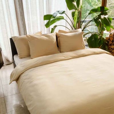 Kayori Rui naturel 240x200/220 Peached Twill