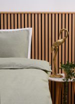 KAYORI RUI OLIJFGROEN 240X200/220CM 100% KATOEN PEACHED TWILL