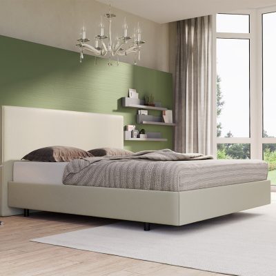 Swissflex Click bedomranding hoofdbord Peking stof Nevada Stone