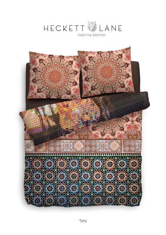 Hnl dekbedovertrek satijn Tony Multi Hnl dekbedovertrek satijn Tony Multi