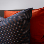 KAYORI FUSU DONKERBLAUW 140X200/220CM 100% ORGANIC KATOENSATIJN 200TC