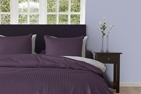 Satijnstreep 100% katoen satijn