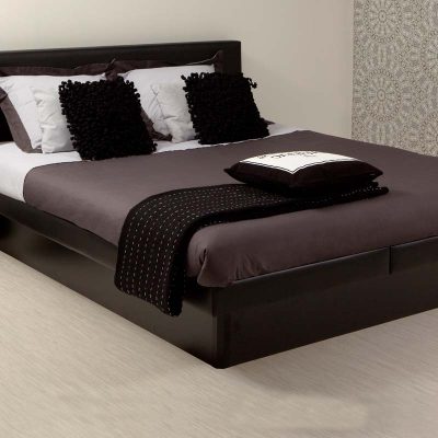 Lunalife Lunaflex met Trentino hoofdbord zwart kustleder gestoffeerd