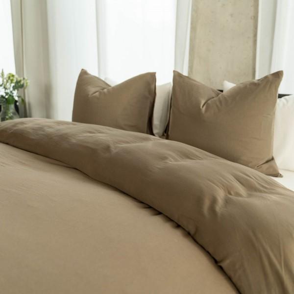 KAYORI INE KHAKI 140X200/220CM LINNEN/KATOEN BLEND KAYORI INE KHAKI 140X200/220CM LINNEN/KATOEN BLEND