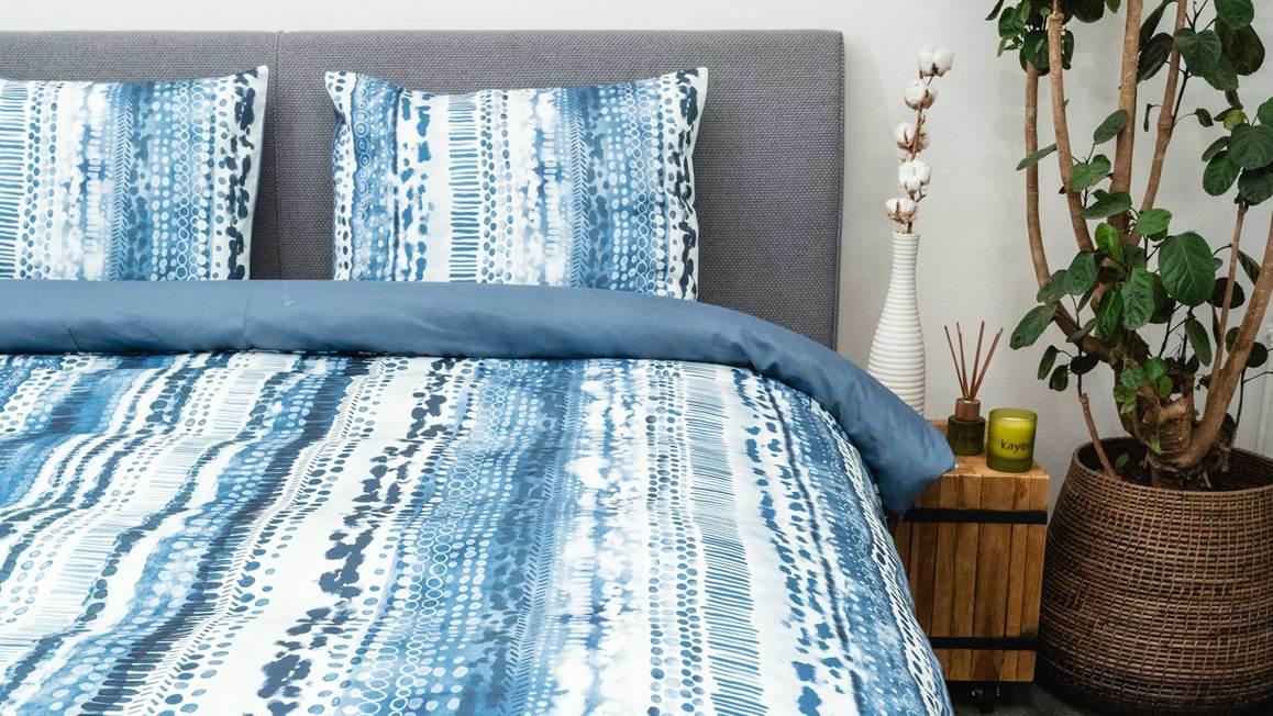 Kayori Dashi blauw 240x200/220 satijn Kayori Dashi blauw 240x200/220 satijn