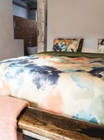 Kayori Abe multi katoensatijn 200tc 140x200/220