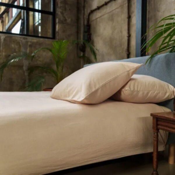 KAYORI INE NUDE 140X200/220CM LINNEN/KATOEN BLEND KAYORI INE NUDE 140X200/220CM LINNEN/KATOEN BLEND