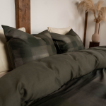 KAYORI KOYA GROEN 140X200/220CM 100%KATOENSATIJN