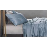 ZO!HOME SATINADO RIVIERA BLUE DEKBEDOVERTREK 240X200/220CM 100% KATOENSATIJN