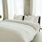 KAYORI SENJU WIT 240X200/220CM 100% KATOEN SATIJN