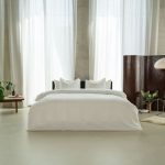 KAYORI SENJU WIT 240X200/220CM 100% KATOEN SATIJN