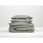 ZO HOME SATINADO IRON GREY DEKBEDOVERTREK 240X200/220CM 100% KATOEN SATIJN